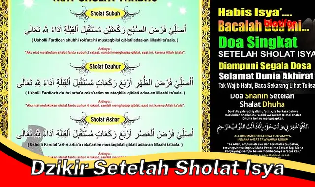 Rahasia Tenang dan Dekat dengan Allah: Dzikir Sempurna Setelah Sholat Isya