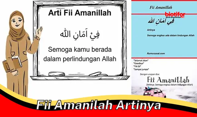 Fii Amanillah: Pengertian, Makna, dan Cara Mengucapkannya