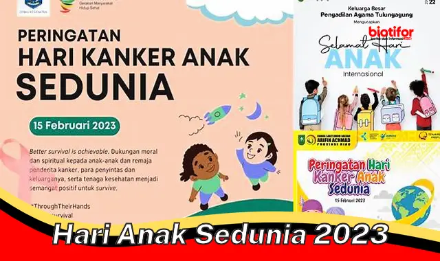 Ayo Selamatkan Masa Depan Anak-anak: Investasi untuk Hari Anak Sedunia 2023