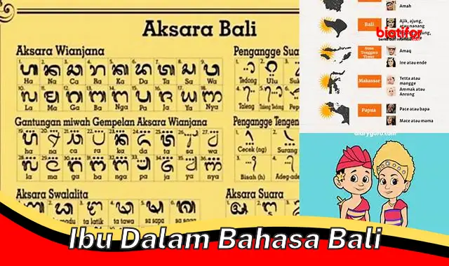 Ibu: Peran Penting dalam Masyarakat dan Budaya Bali