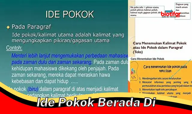 Panduan Lengkap: Menemukan Ide Pokok dalam Teks untuk Pemahaman Mendalam