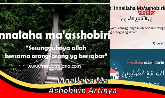 Arti Innallaha Ma'ash Shabirin: Rahasia Mendapat Pertolongan Allah