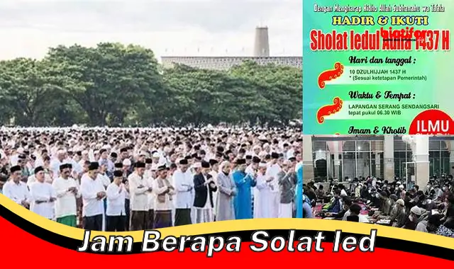 Waktu Tepat Solat Ied: Panduan Lengkap untuk Umat Muslim