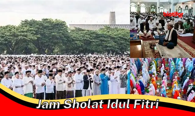 Waktu Sholat Idul Fitri: Panduan Lengkap dan Penting