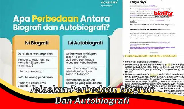 Pengertian Biografi dan Autobiografi: Perbedaan dan Manfaatnya