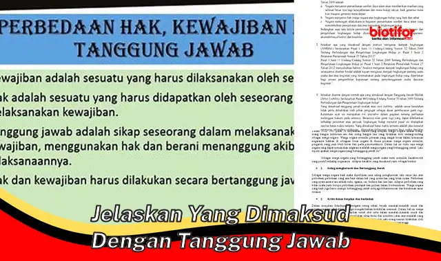 Panduan Lengkap: Definisi dan Aspek Penting Tanggung Jawab