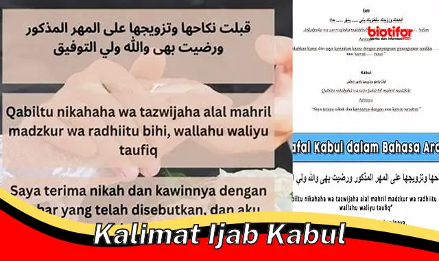 Pengertian, Syarat, dan Rukun Kalimat Ijab Kabul dalam Pernikahan Islam