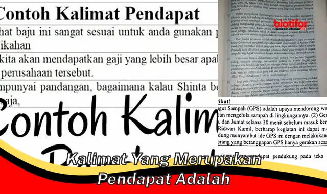 Kalimat Pendapat: Pengertian, Ciri-Ciri, dan Cara Menggunakannya