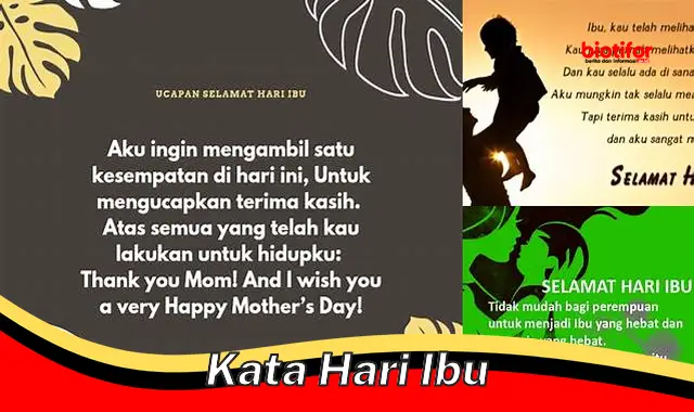 Kata Mutiara Hari Ibu: Ungkapan Cinta dan Penghargaan