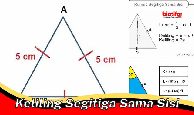 Panduan Lengkap: Keliling Segitiga Sama Sisi