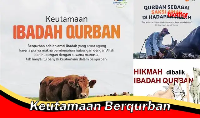 Keutamaan Berkurban: Amalan Penuh Berkah dan Pahala