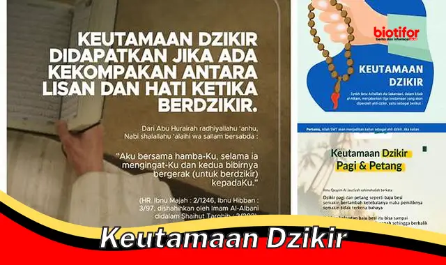 Keutamaan Dzikir: Rahasia Mendekatkan Diri kepada Allah