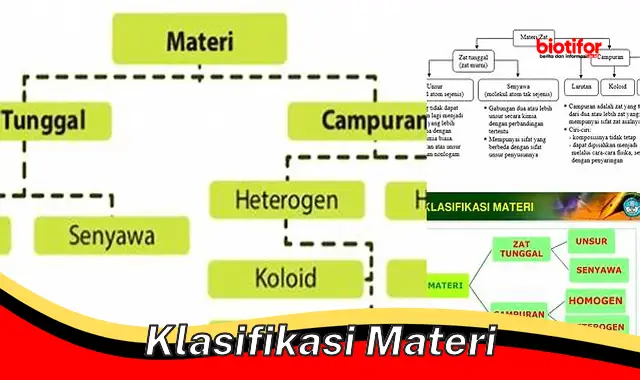 Panduan Lengkap Klasifikasi Materi: Memahami Sifat dan Perilaku Materi