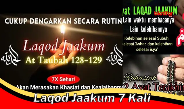 Peringatan Keras dari Allah SWT: Laqod Jaakum 7 Kali - Biotifor