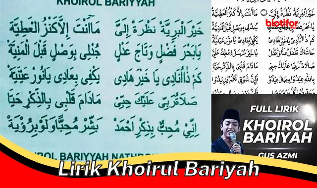 Rahasia di Balik Lirik Lagu Daerah Legendaris Lirik Khoirul Bariyah