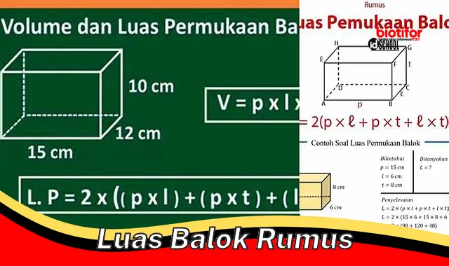 Raih Sempurna Luas Balok Rumus untuk Kemudahan Perhitungan