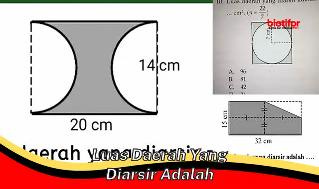 Rahasia Menghitung Luas Daerah yang Diarsir: Panduan Lengkap