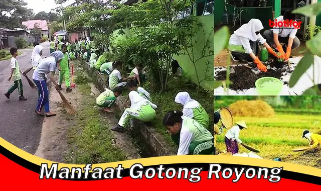 Manfaat Gotong Royong: Membangun Masyarakat Sejahtera dan Harmonis