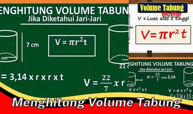 Panduan Lengkap Menghitung Volume Tabung yang Akurat