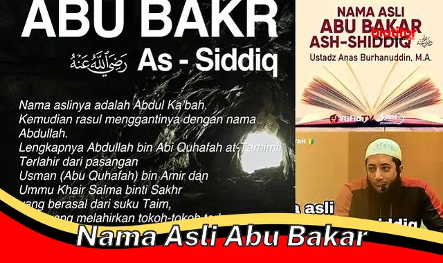 Mengenal Nama Asli Abu Bakar, Sang Khalifah Pertama