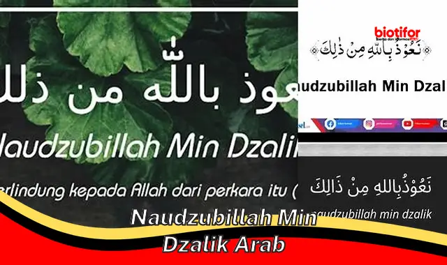 Lindungi Diri dari Bahaya dengan "naudzubillah min dzalik"