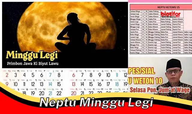 Rahasia Dibalik Neptu Minggu Legi: Watak, Rezeki, dan Jodoh