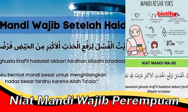 Niat Mandi Wajib Perempuan: Sucikan Diri, Sempurnakan Ibadah