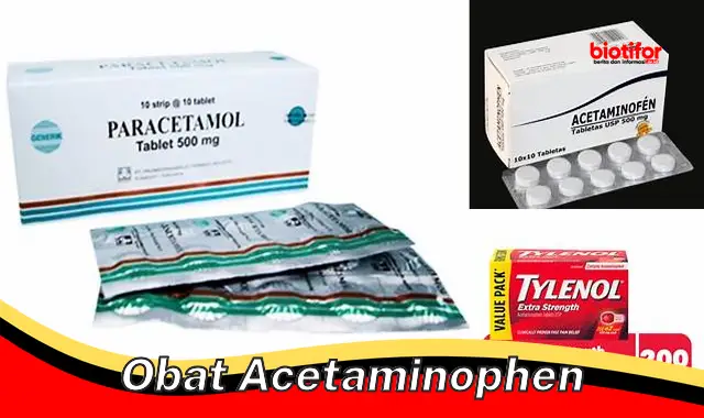 obat acetaminophen