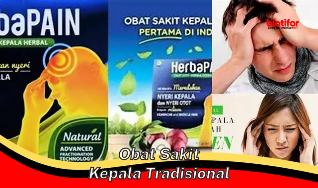 Atasi Sakit Kepala Tradisional: Cara Alami dan Aman