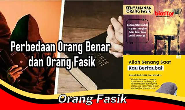 Ciri-Ciri Orang Fasik dan Cara Menghindarinya