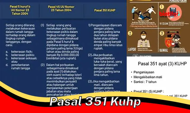 Memahami Pasal 351 KUHP: Melindungi Korban, Mencegah Penganiayaan