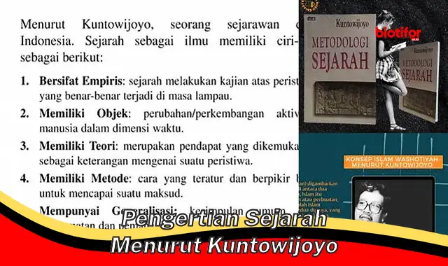 Pengertian Sejarah Menurut Kuntowijoyo: Panduan Komprehensif