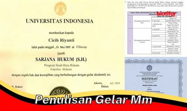 Panduan Lengkap Penulisan Gelar MM untuk Kesuksesan Karier