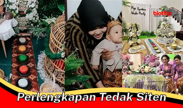 Makna Simbolis Perlengkapan Tedak Siten dalam Tradisi Jawa