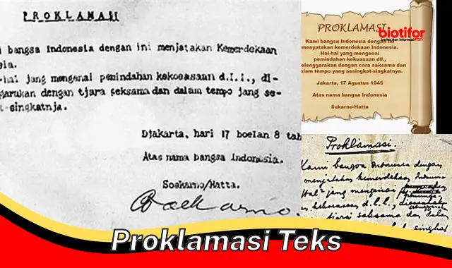 Makna Penting Teks Proklamasi, Simbol Persatuan Bangsa