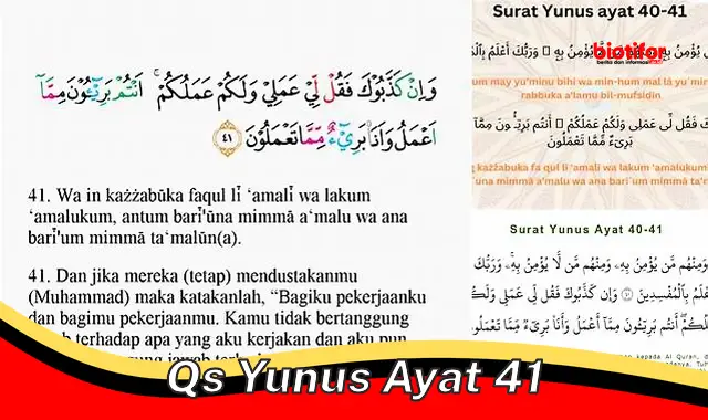 Panduan Lengkap QS Yunus Ayat 41: Rahasia Kesabaran dan Tawakal