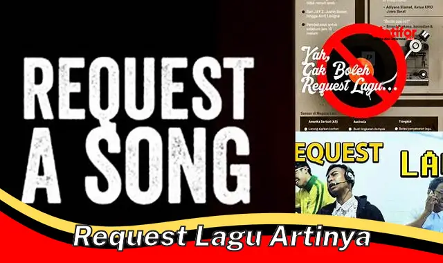 request lagu artinya