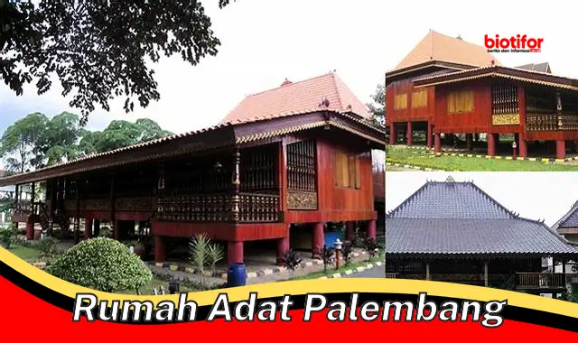 Keunikan Rumah Adat Palembang, Warisan Budaya yang Tak Ternilai - Biotifor