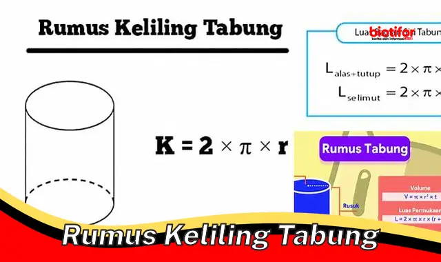 Rumus Tak Terkalahkan: Hitung Keliling Tabung dengan Mudah dan Akurat