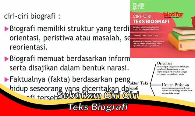 Ciri-ciri Teks Biografi yang Kamu Wajib Tahu