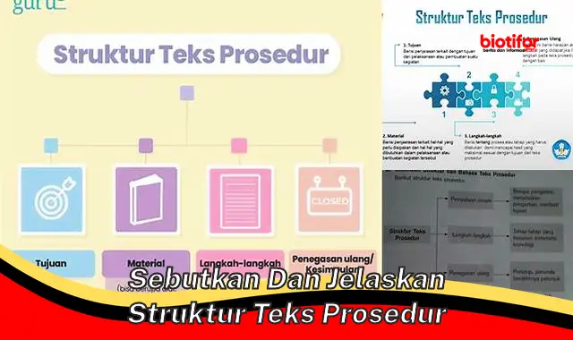 Struktur Teks Prosedur: Panduan Lengkap