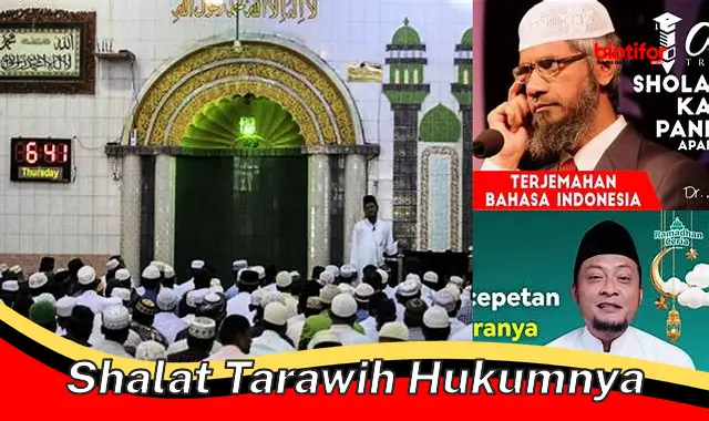 shalat tarawih hukumnya