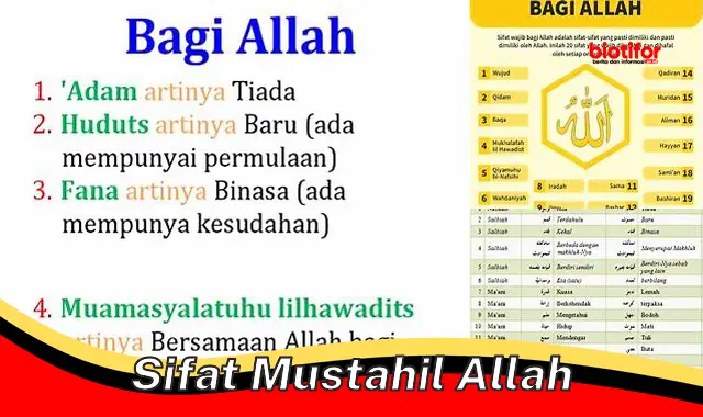 Pahami Sifat Mustahil Allah: Dasar Penting Tauhid - Biotifor