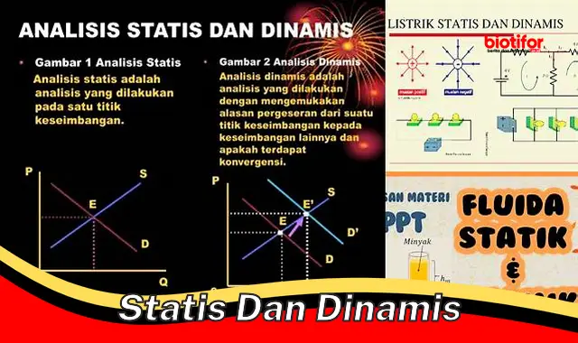 Pengertian Statis dan Dinamis: Panduan Lengkap