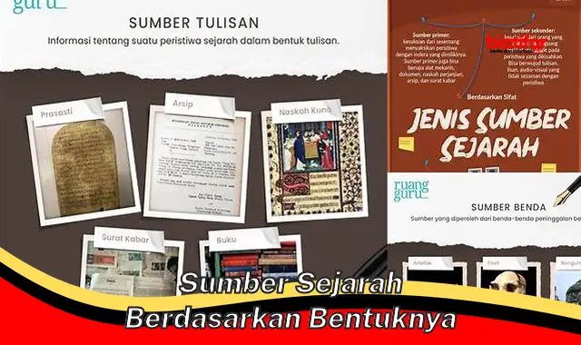 sumber sejarah berdasarkan bentuknya