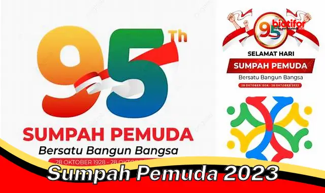 Rayakan Semangat Sumpah Pemuda 2023 untuk Indonesia Gemilang