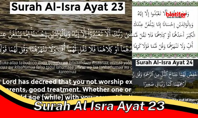 Rahasia Penting Surat Al Isra' Ayat 23: Kunci Kebahagiaan dan Pahala Besar