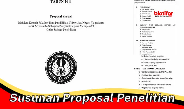 Panduan Lengkap Susunan Proposal Penelitian untuk Penelitian yang Efektif