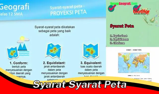 Syarat Peta Lengkap: Panduan Pembuatan Peta Akurat dan Informatif