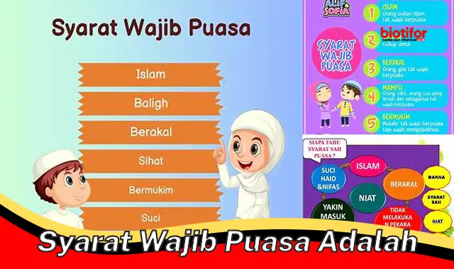 Panduan Lengkap Syarat Wajib Puasa bagi Umat Muslim